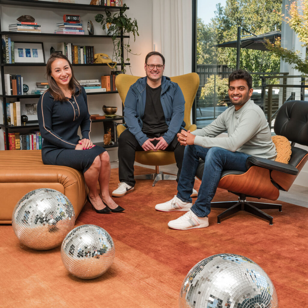 My cofounders and I from loopfour.
